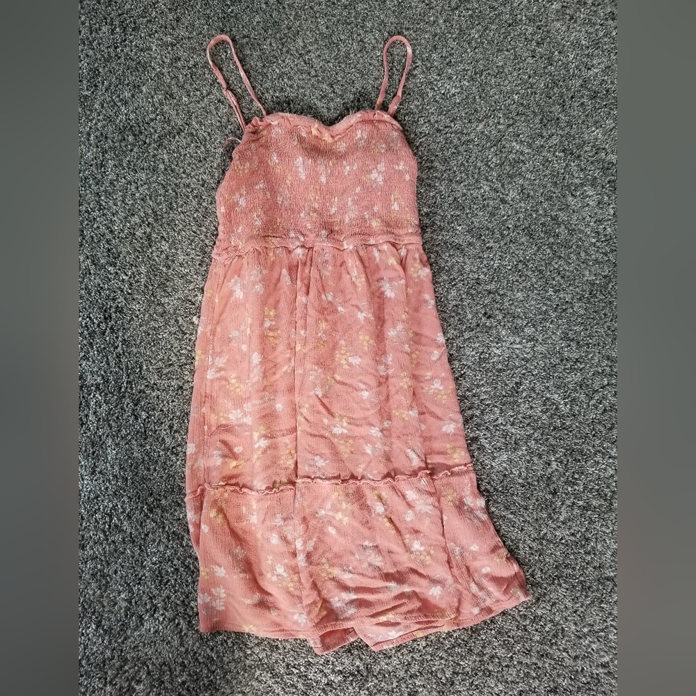 Pink rose dress